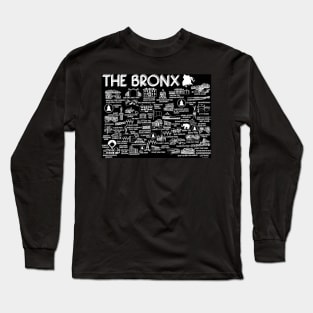 The Bronx Map Long Sleeve T-Shirt